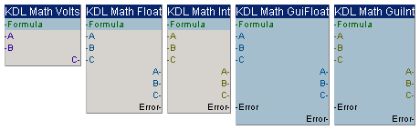 KDL Math